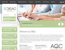 Tablet Screenshot of deac.org